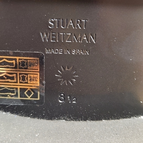 NWB Stuart Weitzman Presley Presley Ultralift 50mm platform boots Sz 8.5 - Picture 9 of 11